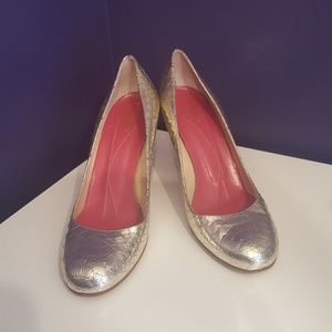 Kate Spade Silver Snake Skin